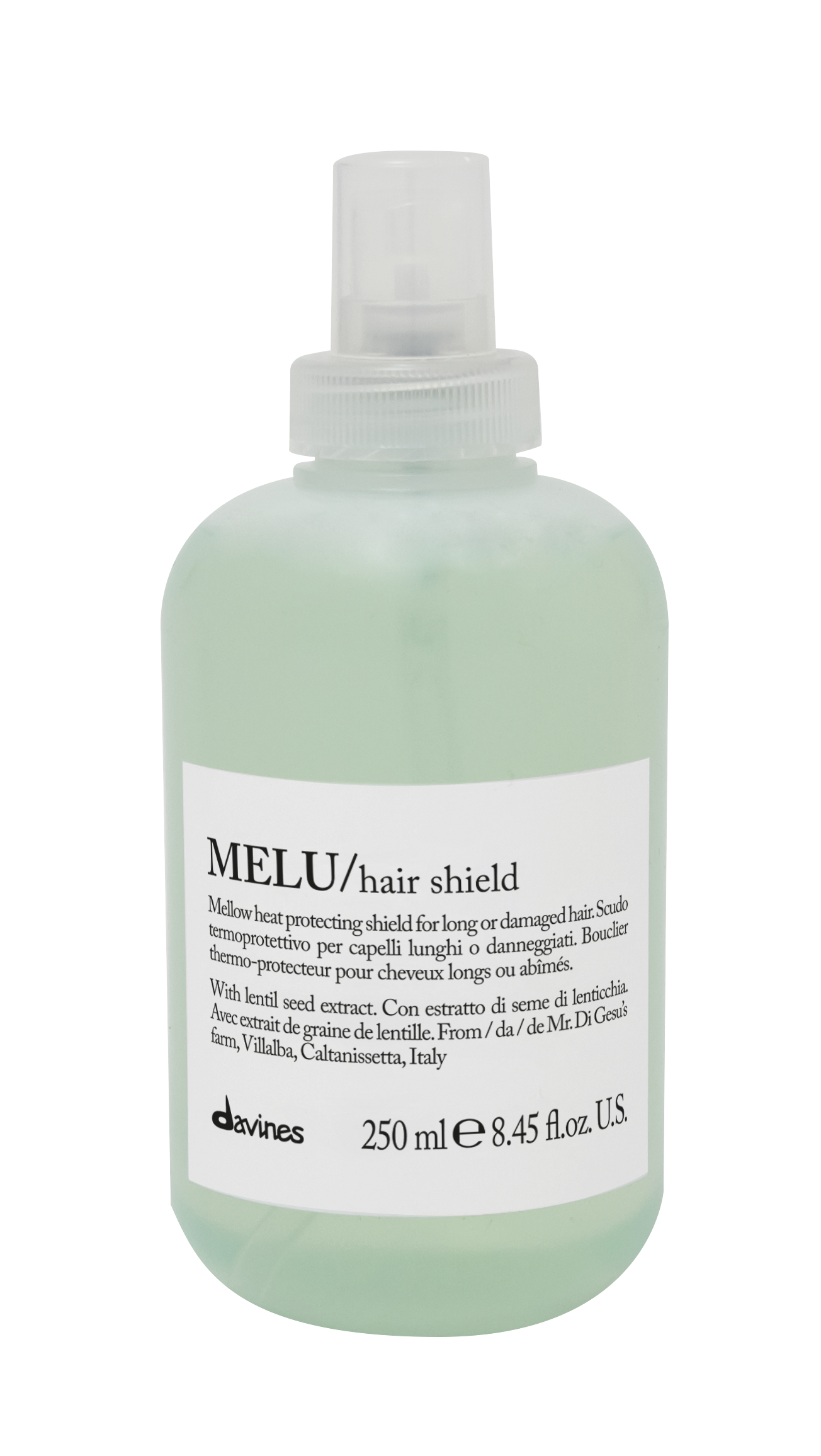 Melu bouclier capillaire
